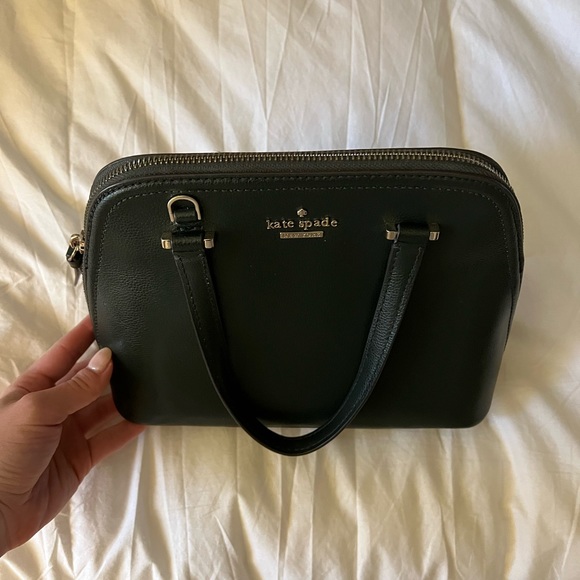 Kate Spade Emerald Forest Green top handle dome purse - Picture 2 of 7